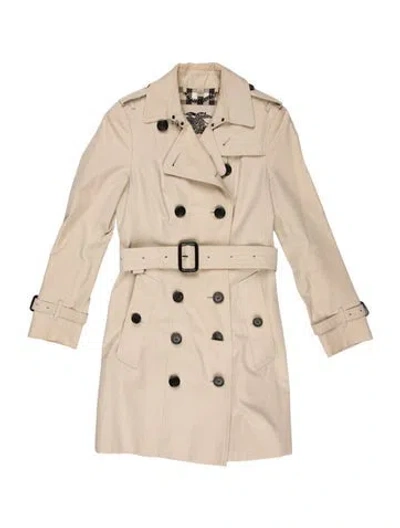 Pre-owned Burberry Prorsum The Sandringham Trench Coat In Neutral