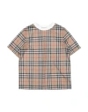 Shop Burberry Prorsum Toddler Boy T-shirt Camel Size 3 Polyester, Cotton, Elastane