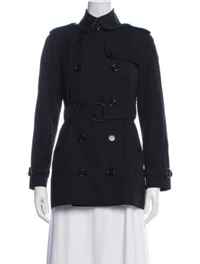 Pre-owned Burberry Prorsum Trench Coat In Black