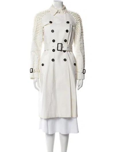 Pre-owned Burberry Prorsum Trench Coat In Neutral