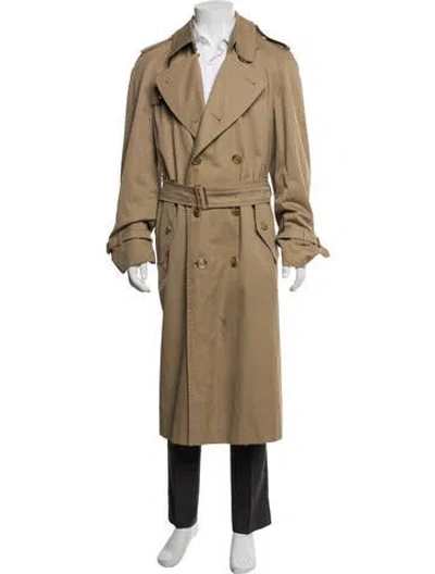 Pre-owned Burberry Prorsum Trench Coat In Neutral