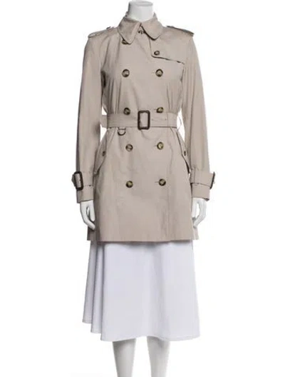 Pre-owned Burberry Prorsum Trench Coat In Neutral