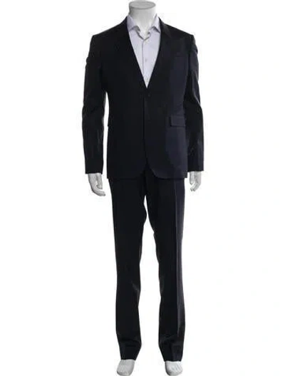 Pre-owned Burberry Prorsum Two-piece Suit In Blue