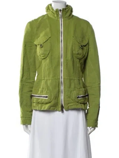 Pre-owned Burberry Prorsum Vintage 2003 Utility Jacket In Green