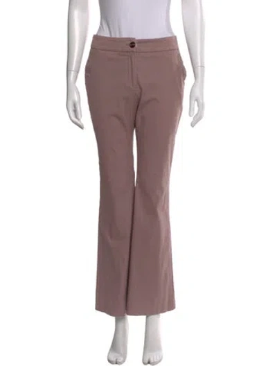 Pre-owned Burberry Prorsum Vintage Flared Pants In Pink