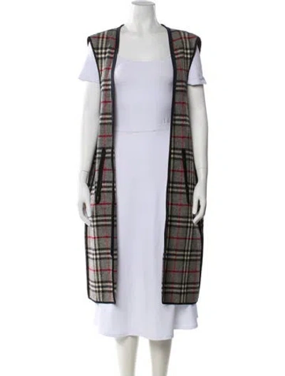 Pre-owned Burberry Prorsum Vintage Wool Coat In Multi