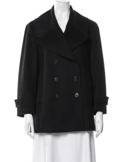 Pre-owned Burberry Prorsum Virgin Wool Jacket In Black