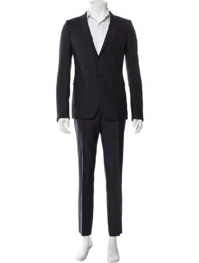 Pre-owned Burberry Prorsum Virgin Wool Two-piece Suit In Black