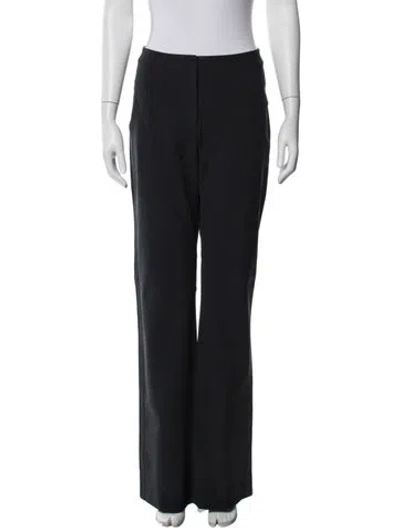 Pre-owned Burberry Prorsum Wide Leg Pants In Black