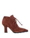 Burberry Prorsum Woman Ankle Boots Tan Size 7 Leather In Brown