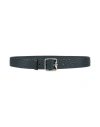Burberry Prorsum Woman Belt Navy Size 39.5 Cow Leather