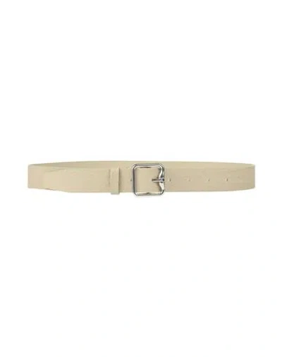 Burberry Prorsum Woman Belt Sage Green Size L Calfskin