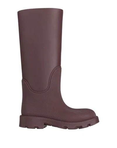 Burberry Prorsum Woman Boot Plum Size 8 Rubber