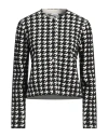 Burberry Prorsum Woman Cardigan Black Size L Polyester, Viscose, Polyamide, Elastane In Black
