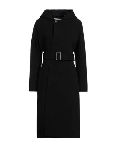 Burberry Prorsum Woman Coat Black Size 10 Wool, Cashmere