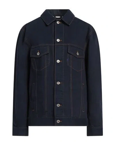 Burberry Prorsum Woman Denim Outerwear Blue Size 6 Cotton