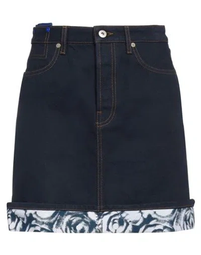 Burberry Prorsum Woman Denim Skirt Blue Size 8 Cotton