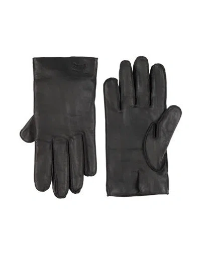 Burberry Prorsum Woman Gloves Black Size 8.5 Lambskin