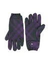 Burberry Prorsum Woman Gloves Purple Size M Polyamide In Purple