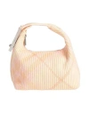 Burberry Prorsum Woman Handbag Apricot Size - Polyamide, Polyester, Polyurethane In Orange