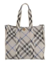 Burberry Prorsum Woman Handbag Grey Size - Polyamide, Cotton, Polyurethane