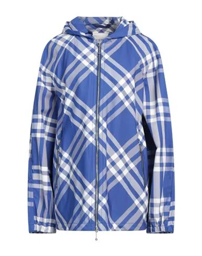 Burberry Prorsum Woman Jacket Blue Size L Polyamide