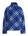 Burberry Prorsum Woman Jacket Bright Blue Size 6 Acrylic, Wool, Polyester