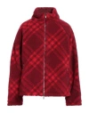 Burberry Prorsum Woman Jacket Red Size 6 Acrylic, Wool, Polyester