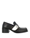 Burberry Prorsum Woman Loafers Black Size 10 Leather