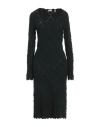 Burberry Prorsum Woman Midi Dress Dark Green Size S Wool, Polyamide, Polyester, Elastane In Green