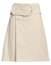 Burberry Prorsum Woman Midi Skirt Beige Size 4 Paper, Viscose In Beige