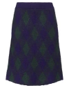 Burberry Prorsum Woman Midi Skirt Purple Size L Wool In Purple