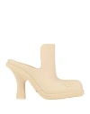 Burberry Prorsum Woman Mules & Clogs Beige Size 8 Rubber