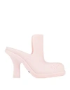 Burberry Prorsum Woman Mules & Clogs Light Pink Size 8 Rubber In Pink
