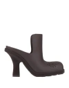 Burberry Prorsum Woman Mules & Clogs Plum Size 8 Rubber In Purple