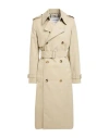 Burberry Prorsum Woman Overcoat & Trench Coat Khaki Size 8 Polyester, Cotton