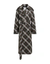 Burberry Prorsum Woman Overcoat & Trench Coat Military Green Size 6 Polyester, Cotton