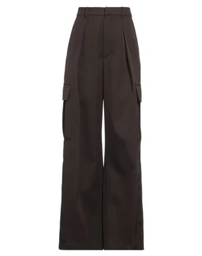 Burberry Prorsum Woman Pants Dark Brown Size 8 Wool