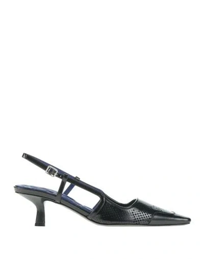 Burberry Prorsum Woman Pumps Black Size 8 Leather