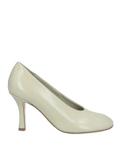 Burberry Prorsum Woman Pumps Sage Green Size 5 Leather