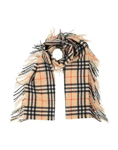 Burberry Prorsum Woman Scarf Beige Size - Cashmere In Brown