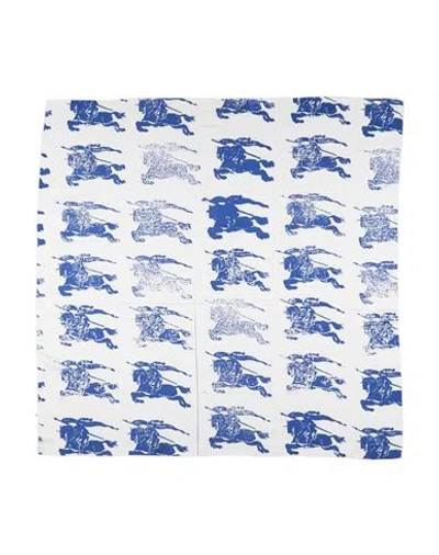 Burberry Prorsum Woman Scarf Blue Size - Silk
