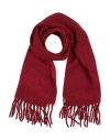 Burberry Prorsum Woman Scarf Burgundy Size - Polyamide, Alpaca Wool, Wool, Mohair Wool