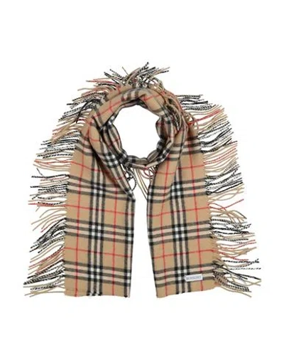 Burberry Prorsum Woman Scarf Camel Size - Cashmere In Beige