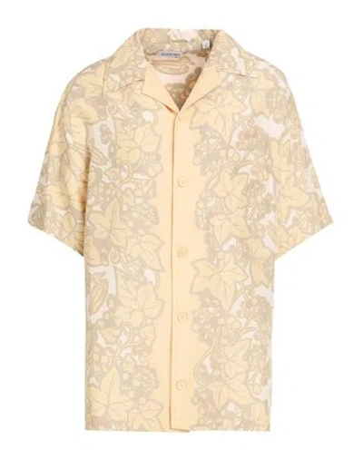 Burberry Prorsum Woman Shirt Yellow Size 6 Silk