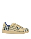 Burberry Prorsum Woman Sneakers Beige Size 8 Textile Fibers In Sand