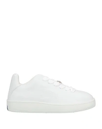 Burberry Prorsum Woman Sneakers White Size 6 Calfskin