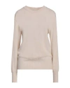 Burberry Prorsum Woman Sweater Beige Size Xl Wool In Neutral