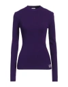Burberry Prorsum Woman Sweater Mauve Size M Wool, Polyester In Purple