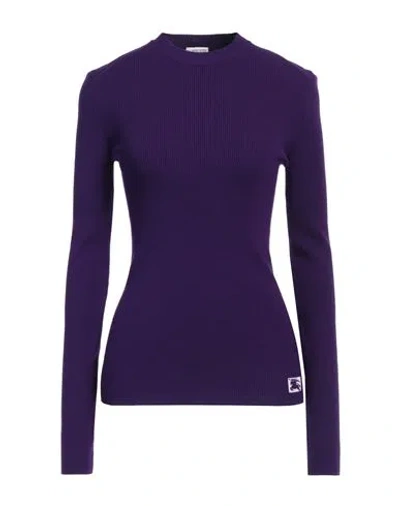 Burberry Prorsum Woman Sweater Mauve Size M Wool, Polyester In Purple